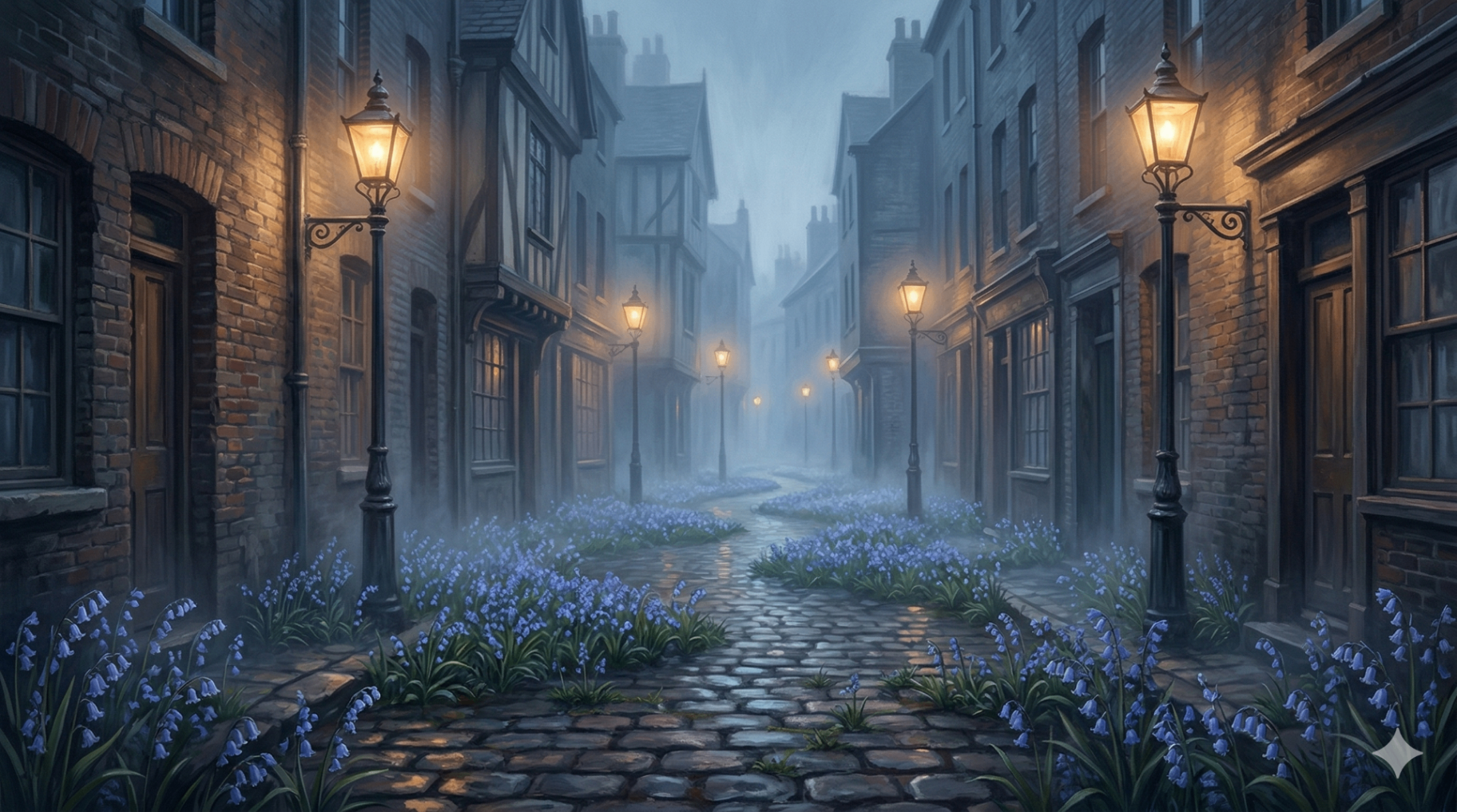 Bluebells Grow in Whitechapel poster